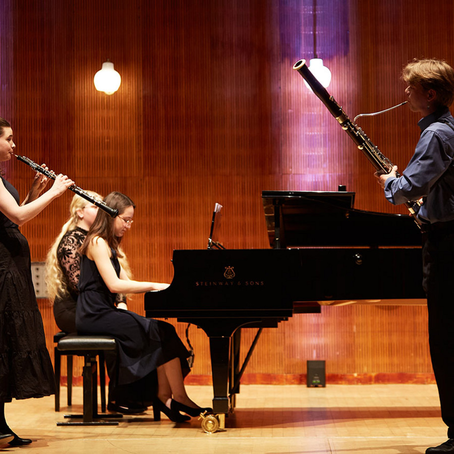 bassoon student