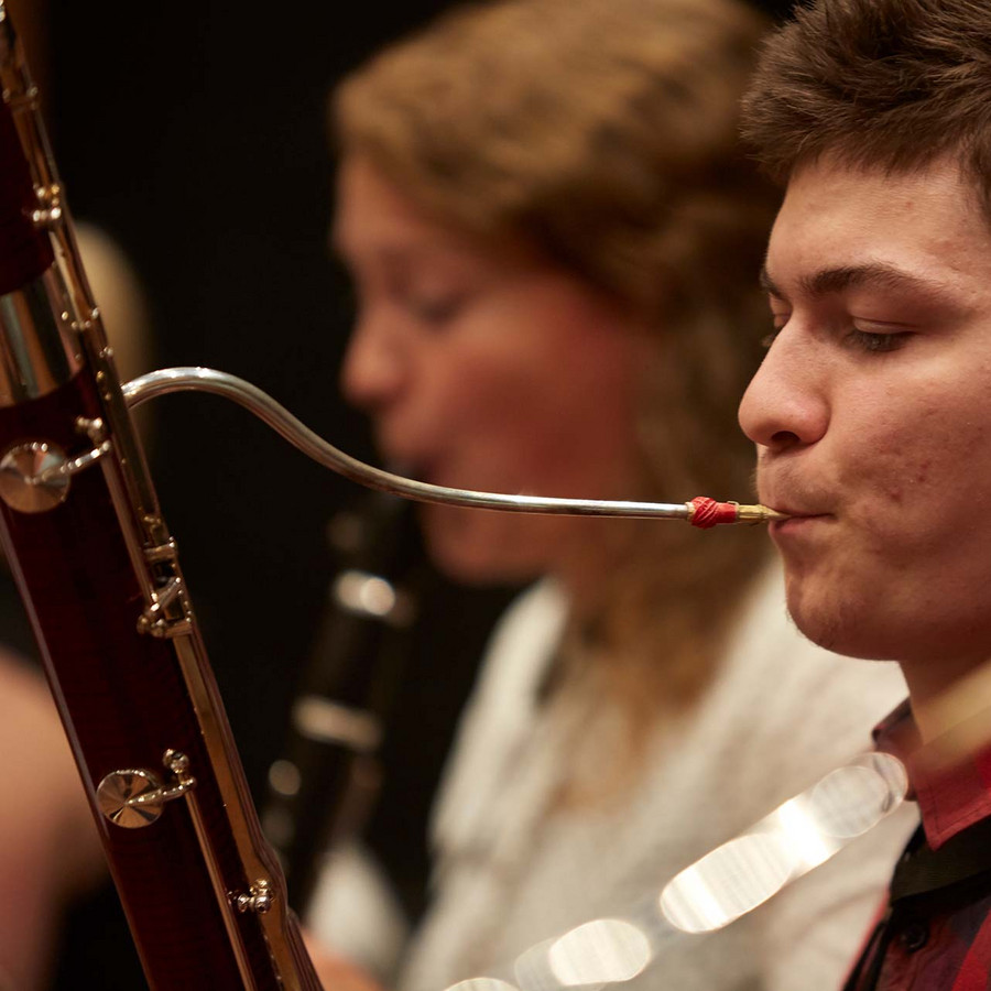 woodwind students